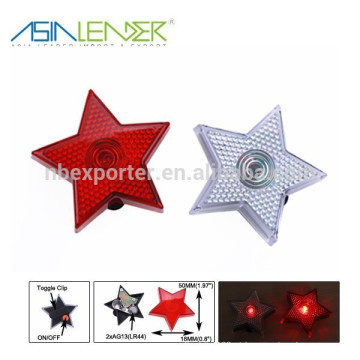 Forma de Estrela Led Segurança Luz estroboscópica